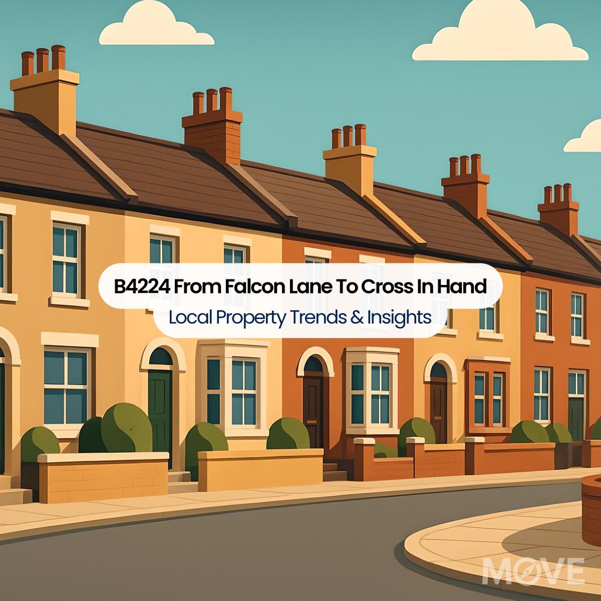 B4224 From Falcon Lane To Cross In Hand, HR1, Hereford