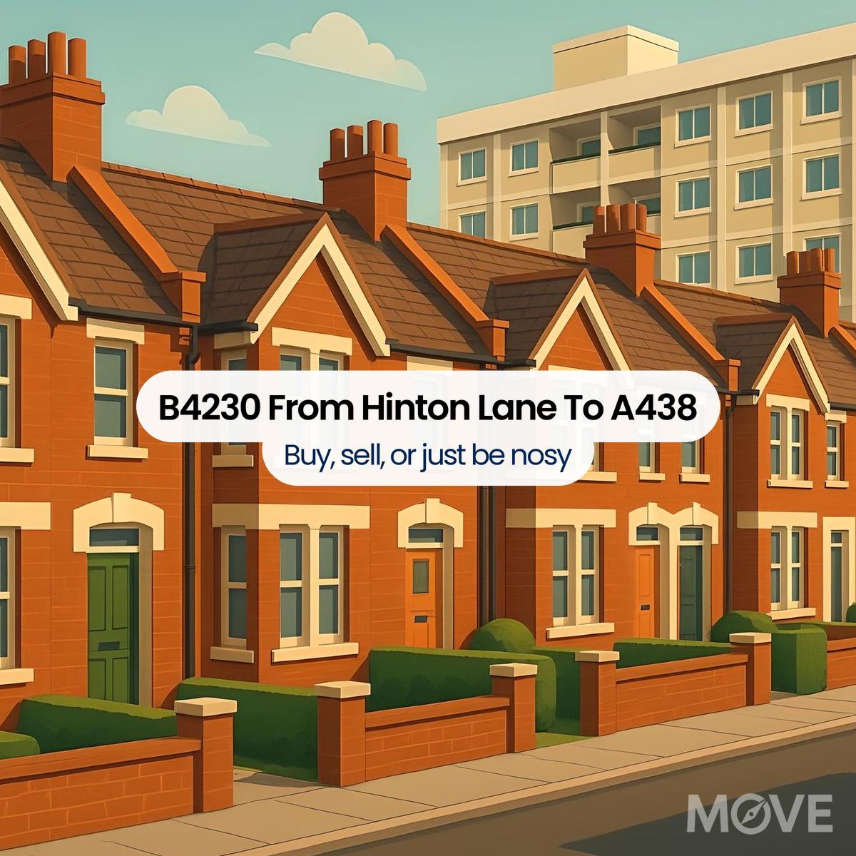 B4230 From Hinton Lane To A438, HR4, Hereford