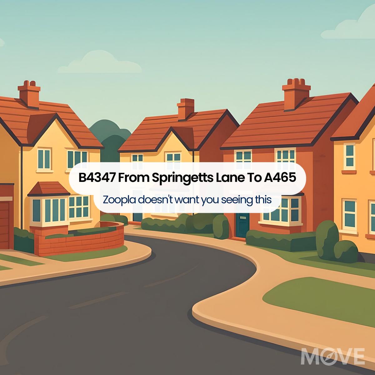 B4347 From Springetts Lane To A465, HR2, Hereford