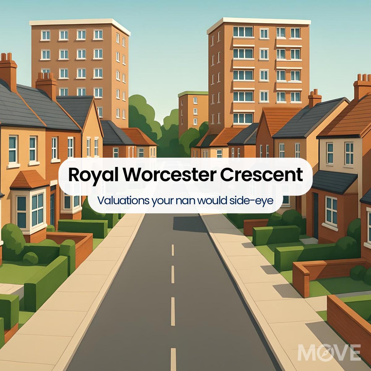 Royal Worcester Crescent, B60, Bromsgrove