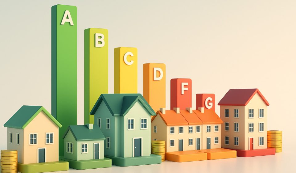 how epc ratings affect property prices in each region