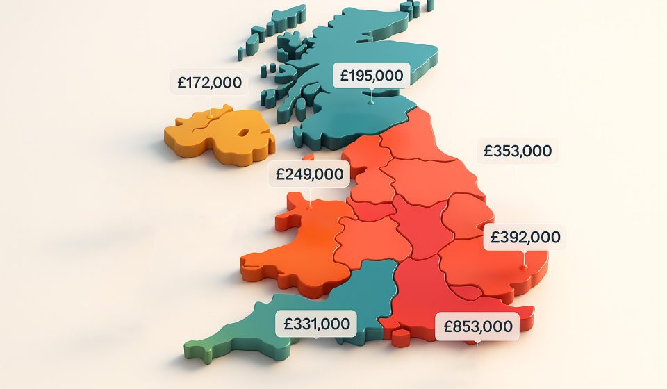 uk house prices by region