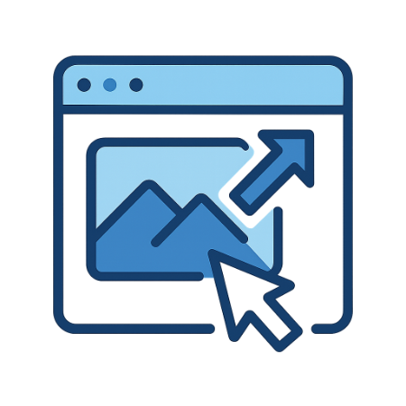 more clicks enhanced photos icon