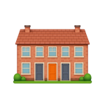 Terraced Property Type Icon